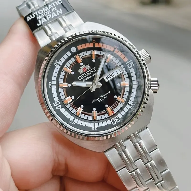 Orient Sports Classic Black Dial  Man's Watch- RA-AA0E05B09C